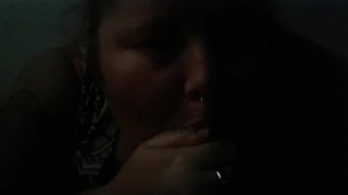 Sloppy toppy with a nasty facial