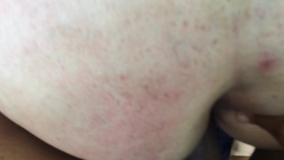 BBW fucked doggy style in the woods by BBC