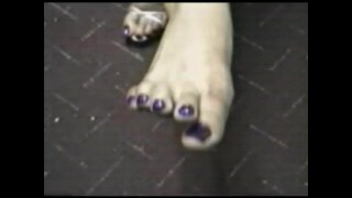 Marcella - Footjob at Work