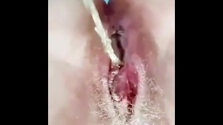 Golden Shower POV close up