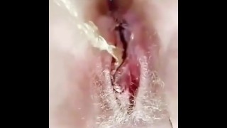 Golden Shower POV close up