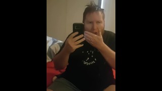 SEXY redhead guy has fun till he cums