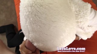 Amateur girl gives YOU POV blowjob in hoodie then spreads for sex