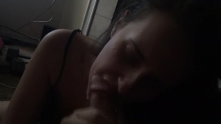 Young College GF Cumshot