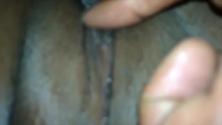 Super wet Ebony amateur teen