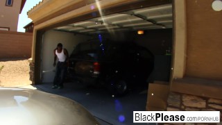 Special BBC delivery for blonde Mellanie Monroe