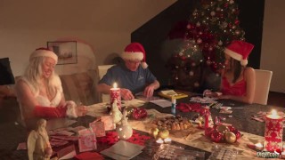 Santa Fucks Teen Helpers Spanks their ass and fucks pussy like crazy