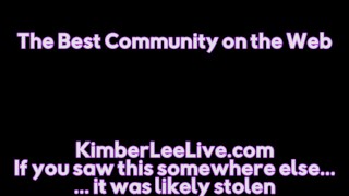 Busty Teen Kimber Lee Tells You To Cum with Her Big Pierced Tits!