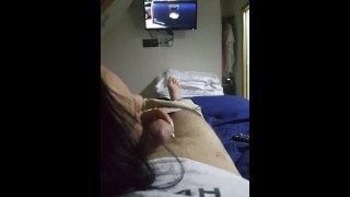 My beautiful neighbour giving me a blowjob