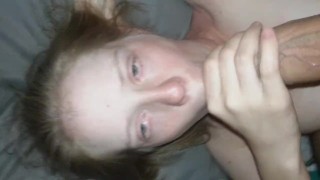 Dirty Slut Loves Cock In Her Mouth And Cum On Her Face