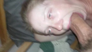 Dirty Slut Loves Cock In Her Mouth And Cum On Her Face