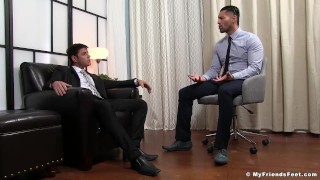 Alex and Rego enjoy free time with feet fetish and jerking