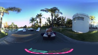 VRHUSH Hot Alice Lighthouse rides cock and gets doggystyle