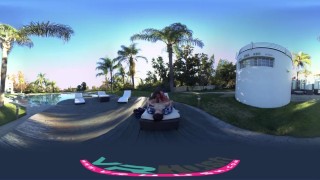 VRHUSH Hot Alice Lighthouse rides cock and gets doggystyle