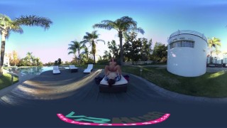 VRHUSH Hot Alice Lighthouse rides cock and gets doggystyle