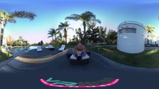VRHUSH Hot Alice Lighthouse rides cock and gets doggystyle