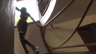 Bubble Butt Ebony Teen Is Gets Hardcore Anal Fucking From Long BBC