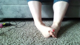 my little red toes