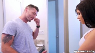 BANGBROS - Step Brother Goes Deep in Aaliyah Hadid's Ass