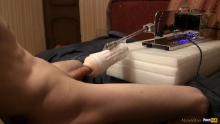 Quick cum with auto sponges