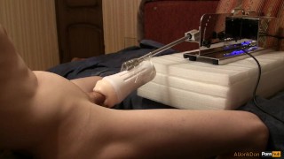 Quick cum with auto sponges