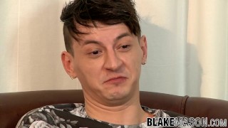 Cute emo twink Chad Hayden loves to play with his stiff cock