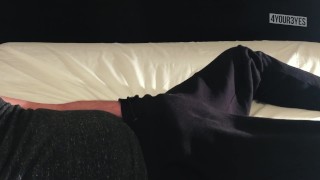 Watching porn, jerking, edging, moaning and a huge cumshot!