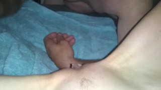 Milf fucked by brass dildo