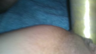 Milf fucked by brass dildo