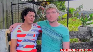 Freddys long uncut cock ram into twinks tight butt hole