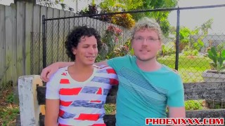 Freddys long uncut cock ram into twinks tight butt hole