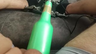 HARD COCK TRYS OUT SEX MACHINE WITH PUSSY ATTACHMENT