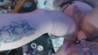 Pegging Him From Above