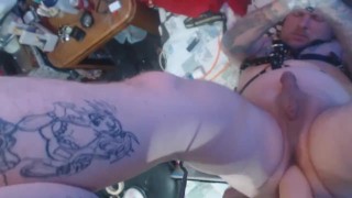 Pegging Him From Above