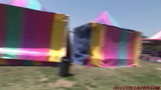 Housewife Sandy Beach goes for a big black cock ride