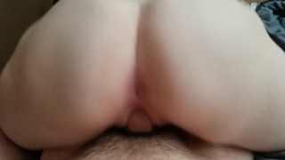 Masked babe rides dick