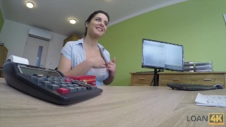 LOAN4K. The hottest Alex Black with a horny manager