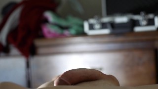 An explosive orgasm after 24 hours of edging