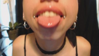 Applying Nude Lipstick and Drooling Lots