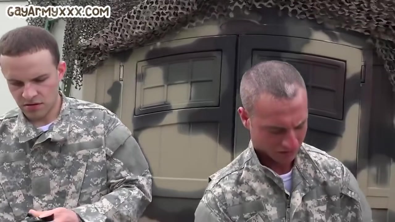 Military Athletic And Tattooed Jocks Enjoy Locker Room