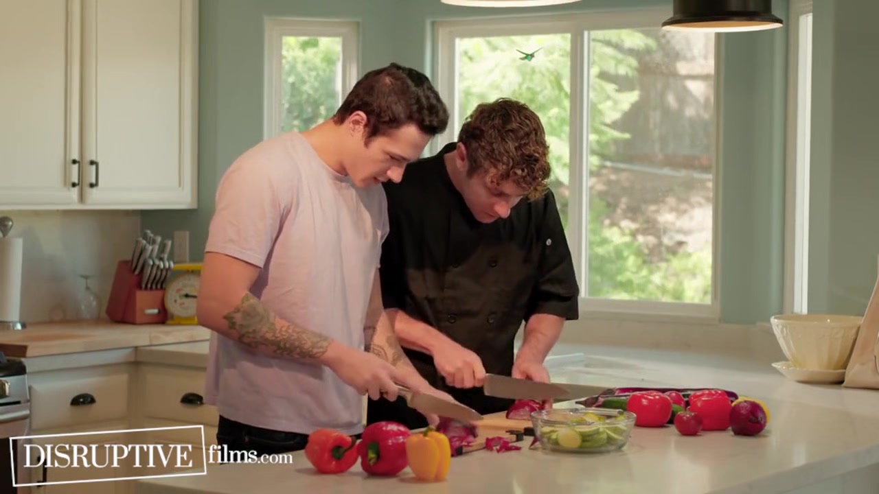 College Jocks Cooking Lesson Ends In Erotic First Gay