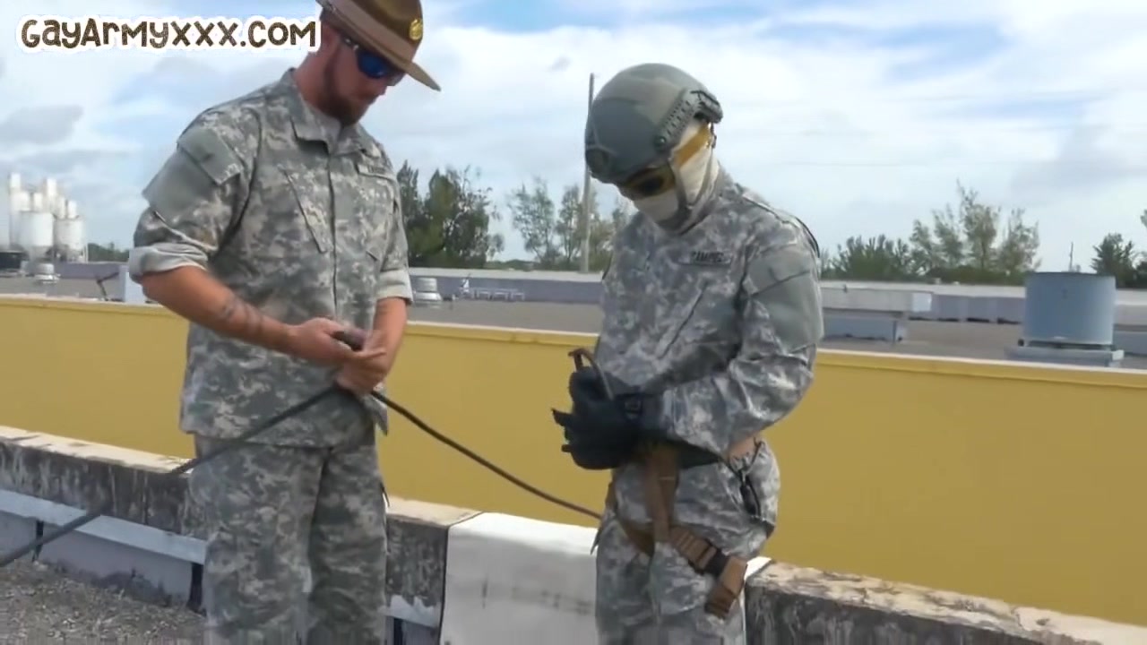 Military Bottom Stud Assfucked In Front Elder