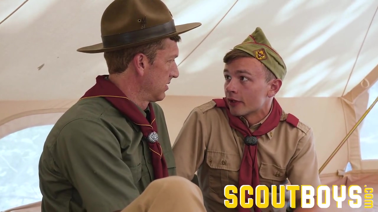 Logan Cross In Scoutmaster Breeds Scout In Tent