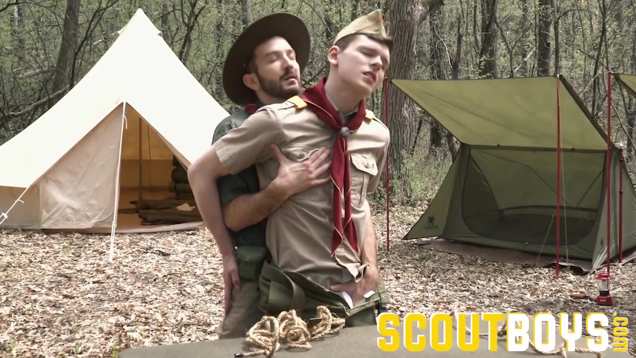 Scoutmaster Breeds His Scout Apprentice