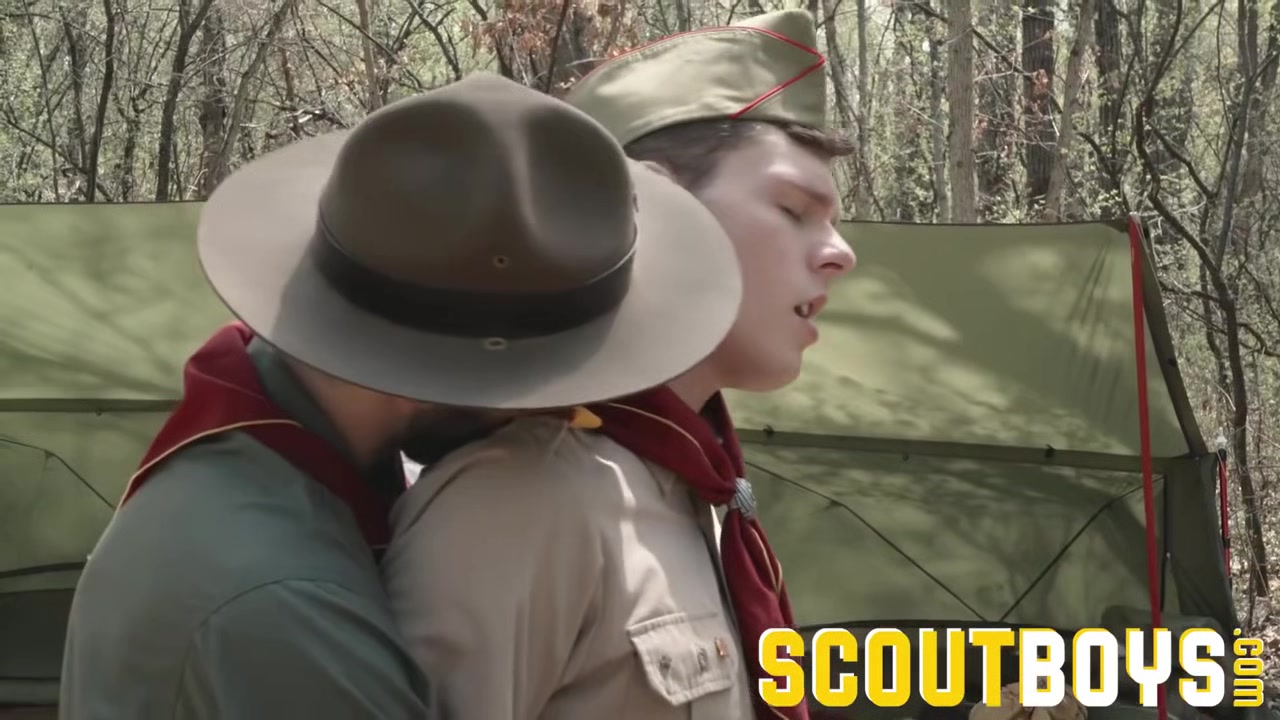 Scoutmaster Breeds His Scout Apprentice