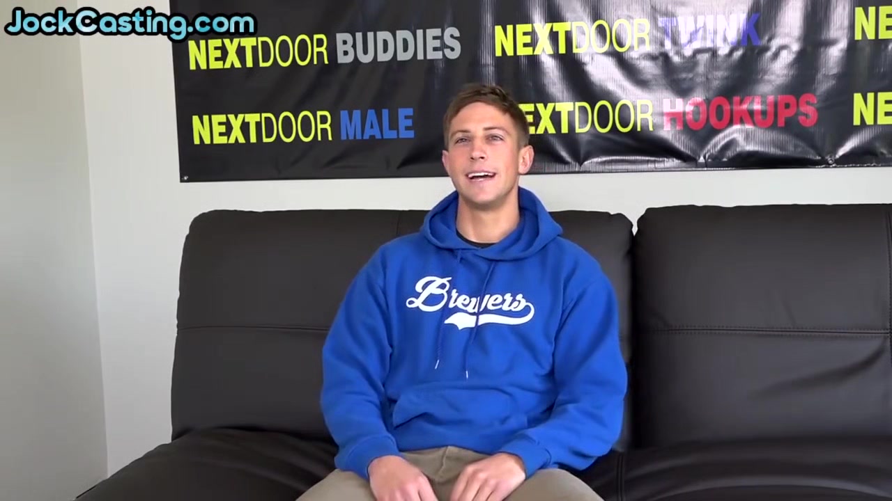 Amateur Sexy Jock Jerks Dong On Casting After Interview