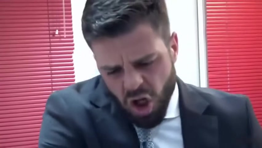 Two Fellow Workers Gays Fuck In Office