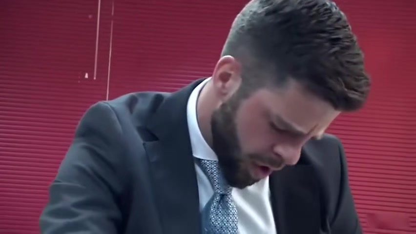 Two Fellow Workers Gays Fuck In Office