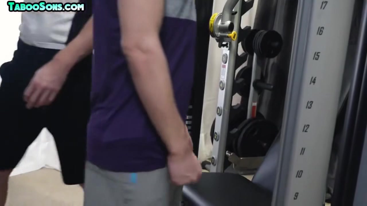 Stepbrothers Fucked In Gym 3some By Inked Hunk