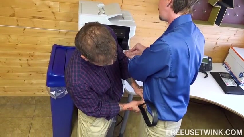 Keith Foxxx, Jack Hunter And Rick Kelson - And In A Freeuse Office 3some Masterpiece - Freeuse Twink With And